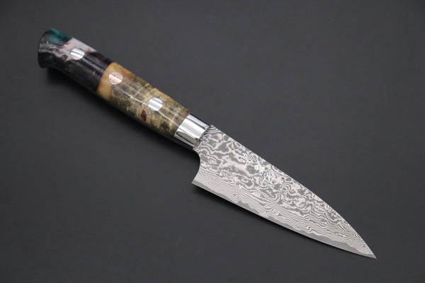 Takeshi Saji Paring Takeshi Saji SUMMIT ― Limited Edition Custom Series SMT-847 R-2 Custom Damascus Paring 95mm (3.7 Inch)