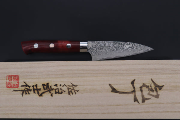 Takeshi Saji Paring Takeshi Saji SUMMIT ― Limited Edition Custom Series SMT-848 R-2 Custom Damascus Paring 95mm (3.7 Inch)