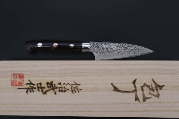 Takeshi Saji Paring Takeshi Saji SUMMIT ― Limited Edition Custom Series SMT-851 R-2 Custom Damascus Paring 95mm (3.7 Inch)