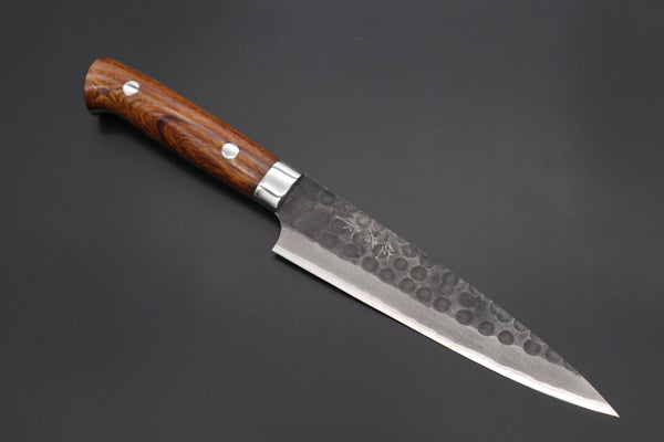 Takeshi Saji Petty Takeshi Saji Aogami Super Custom Series Petty (135mm and 150mm, 2 Sizes, Irownwood Handle)