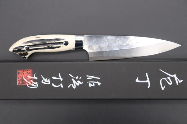 Takeshi Saji Petty Takeshi Saji SRS-13 Custom Series Designed By Nomura Petty 135mm (5.3 inch, Stag Bone Handle)