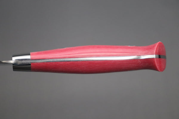 Takeshi Saji Petty Takeshi Saji SRS-13 Custom Series Petty 135mm (5.3 inch, Red & White Linen Micarta Handle)
