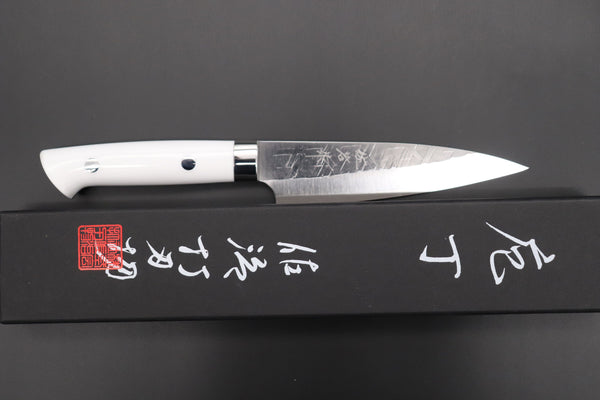 Takeshi Saji Petty Takeshi Saji SRS-13 Custom Series Petty 135mm (5.3 inch, White Corian Handle)