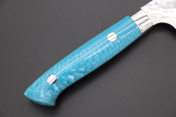 Takeshi Saji Petty Takeshi Saji SUMMIT ― Limited Edition Custom Series SMT-1022 STRIX SAN-MAI Custom Hammered Petty 135mm (5.3 Inch)