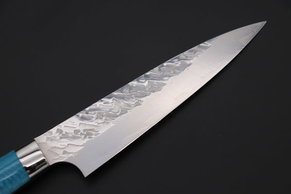 Takeshi Saji Petty Takeshi Saji SUMMIT ― Limited Edition Custom Series SMT-1022 STRIX SAN-MAI Custom Hammered Petty 135mm (5.3 Inch)