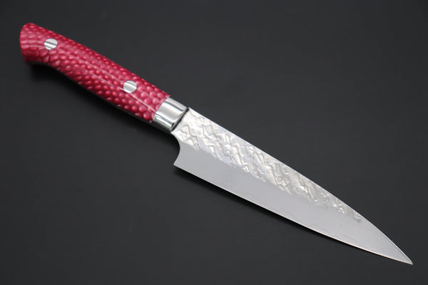 Takeshi Saji Petty Takeshi Saji SUMMIT ― Limited Edition Custom Series SMT-1024 STRIX SAN-MAI Custom Hammered Petty 135mm (5.3 Inch)