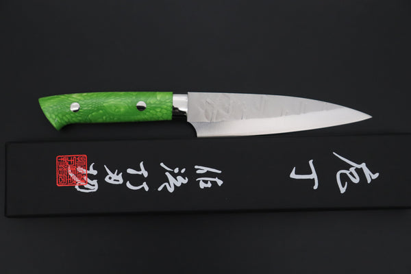 Takeshi Saji Petty Takeshi Saji SUMMIT ― Limited Edition Custom Series SMT-1226 SRS-13 Hammer Forged Petty 130mm (5.1 Inch)
