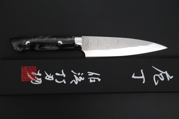 Takeshi Saji Petty Takeshi Saji SUMMIT ― Limited Edition Custom Series SMT-1227 SRS-13 Hammer Forged Petty 130mm (5.1 Inch)