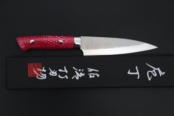 Takeshi Saji Petty Takeshi Saji SUMMIT ― Limited Edition Custom Series SMT-1229 SRS-13 Hammer Forged Petty 130mm (5.1 Inch)