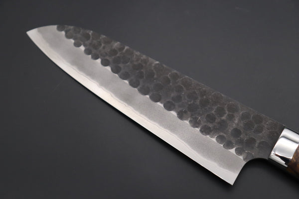 Takeshi Saji Santoku ASBI-3 Santoku 180mm Takeshi Saji Aogami Super Custom Series Santoku 180mm (7 inch, Ironwood Handle)