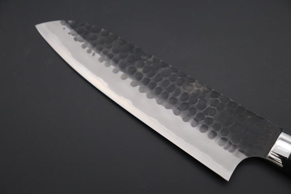 Takeshi Saji Santoku ASB-3 Santoku 180mm Takeshi Saji Aogami Super Custom Series Santoku 180mm (7 inch, Linen Micarta Handle)