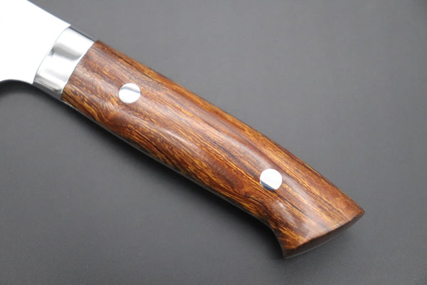 Takeshi Saji Santoku Takeshi Saji SRS-13 Hammer Forged, Custom Handmade Handle Series Santoku 180mm (7 inch, Ironwood Handle)