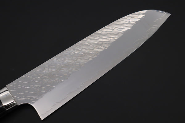 Takeshi Saji Santoku Takeshi Saji SUMMIT ― Limited Edition Custom Series SMT-1025 STRIX SAN-MAI Custom Hammered Santoku 180mm (7 Inch)
