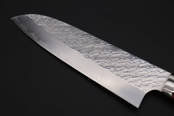 Takeshi Saji Santoku Takeshi Saji SUMMIT ― Limited Edition Custom Series SMT-1026 STRIX SAN-MAI Custom Hammered Santoku 180mm (7 Inch)