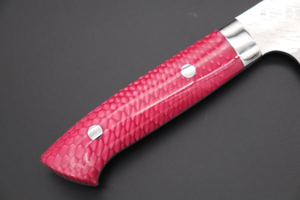 Takeshi Saji Santoku Takeshi Saji SUMMIT ― Limited Edition Custom Series SMT-1026 STRIX SAN-MAI Custom Hammered Santoku 180mm (7 Inch)