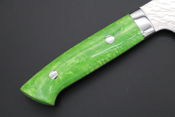 Takeshi Saji Santoku Takeshi Saji SUMMIT ― Limited Edition Custom Series SMT-1027 STRIX SAN-MAI Custom Hammered Santoku 180mm (7 Inch)