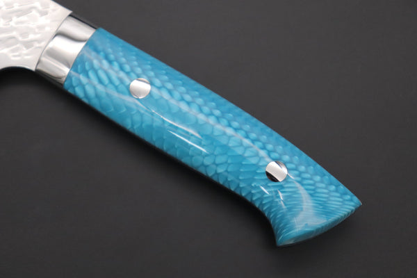 Takeshi Saji Santoku Takeshi Saji SUMMIT ― Limited Edition Custom Series SMT-1028 STRIX SAN-MAI Custom Hammered Santoku 180mm (7 Inch)