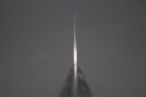 Takeshi Saji Santoku Takeshi Saji SUMMIT ― Limited Edition Custom Series SMT-1037 VG-10W Multi-Colored Golden-Rainbow Damascus Santoku 180mm (7 Inch)