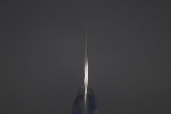 Takeshi Saji Santoku Takeshi Saji SUMMIT ― Limited Edition Custom Series SMT-1071 VG-10W Multi-Colored Golden-Rainbow Damascus Santoku 180mm (7 Inch)