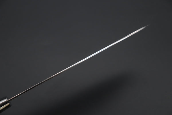 Takeshi Saji Santoku Takeshi Saji SUMMIT ― Limited Edition Custom Series SMT-1114 VG-10W磨 Multi-Colored Golden-Rainbow Damascus Santoku 180mm (7 Inch)