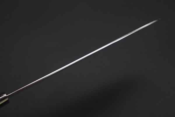 Takeshi Saji Santoku Takeshi Saji SUMMIT ― Limited Edition Custom Series SMT-1116 VG-10W磨 Multi-Colored Golden-Rainbow Damascus Santoku 180mm (7 Inch)