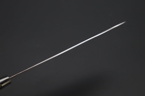 Takeshi Saji Santoku Takeshi Saji SUMMIT ― Limited Edition Custom Series SMT-1117 VG-10W磨 Multi-Colored Golden-Rainbow Damascus Santoku 180mm (7 Inch)