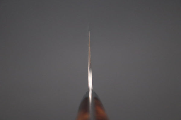 Takeshi Saji Santoku Takeshi Saji SUMMIT ― Limited Edition Custom Series SMT-981 VG-10W Multi-Colored Golden-Rainbow Damascus Santoku 180mm (7 Inch)