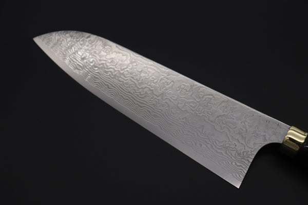 Takeshi Saji Santoku Takeshi Saji Urushi & Makie Series "Mt. Fuji Motif" R-2 Custom Diamond Damascus STU-41 Santoku 180mm (7')