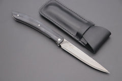 Saji Takeshi SG2 R2 Damascus Folding Steak Knife White – Bay Trade Japan  Knife Store