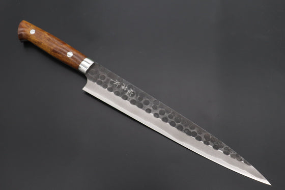 Takeshi Saji Sujihiki Takeshi Saji Aogami Super Custom Series Sujihiki(240mm and 270mm ,2 Size, Ironwood Handle)