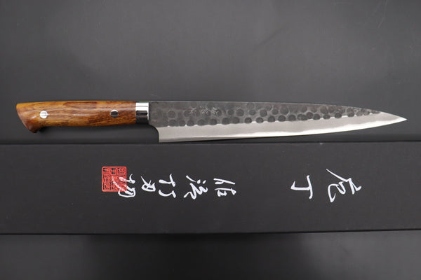 Takeshi Saji Sujihiki Takeshi Saji Aogami Super Custom Series Sujihiki(240mm and 270mm ,2 Size, Ironwood Handle)