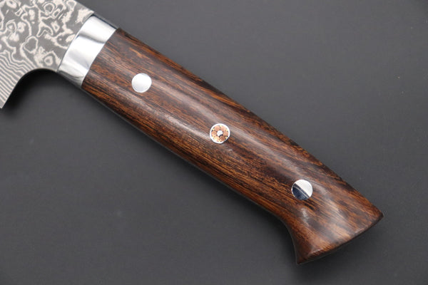 Takeshi Saji Sujihiki Takeshi Saji R-2 Custom Damascus Wild Series SRD-8BI Katana Slicer 270mm Ironwood Handle (10.6 inch)