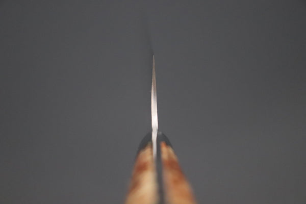 Takeshi Saji Sujihiki Takeshi Saji SUMMIT ― Limited Edition Custom Series SMT-1136 VG-10W磨 Multi-Colored Golden-Rainbow Damascus Sujihiki 270mm (10.6 Inch)