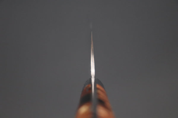 Takeshi Saji Sujihiki Takeshi Saji SUMMIT ― Limited Edition Custom Series SMT-1137 VG-10W磨 Multi-Colored Golden-Rainbow Damascus Sujihiki 270mm (10.6 Inch)