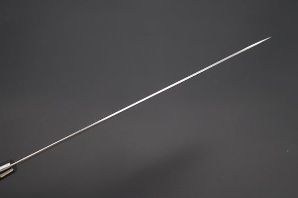 Takeshi Saji Sujihiki Takeshi Saji SUMMIT ― Limited Edition Custom Series SMT-1138 VG-10W磨 Multi-Colored Golden-Rainbow Damascus Sujihiki 270mm (10.6 Inch)