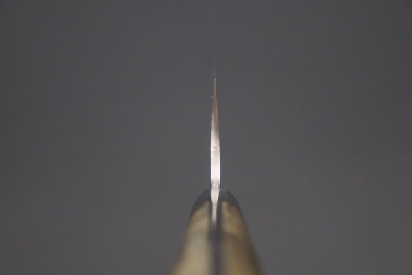 Takeshi Saji Sujihiki Takeshi Saji SUMMIT ― Limited Edition Custom Series SMT-1138 VG-10W磨 Multi-Colored Golden-Rainbow Damascus Sujihiki 270mm (10.6 Inch)