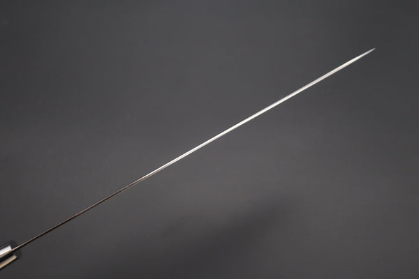 Takeshi Saji Sujihiki Takeshi Saji SUMMIT ― Limited Edition Custom Series SMT-1141 VG-10W磨 Multi-Colored Golden-Rainbow Damascus Sujihiki 270mm (10.6 Inch)