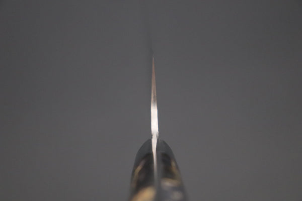 Takeshi Saji Sujihiki Takeshi Saji SUMMIT ― Limited Edition Custom Series SMT-1141 VG-10W磨 Multi-Colored Golden-Rainbow Damascus Sujihiki 270mm (10.6 Inch)