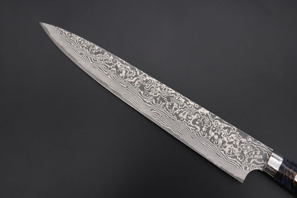 Takeshi Saji Sujihiki Takeshi Saji SUMMIT ― Limited Edition Custom Series SMT-885 R-2 Custom Damascus Sujihiki 270mm (10.6 Inch)