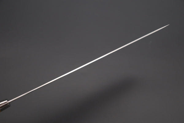 Takeshi Saji Sujihiki Takeshi Saji SUMMIT ― Limited Edition Custom Series Wild Summer Edition SMT-1020 R-2 Custom Damascus Katana Slicer 240mm (9.4 Inch, Smooth Stag Bone Handle)