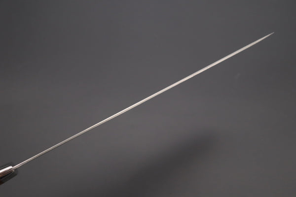 Takeshi Saji Sujihiki Takeshi Saji SUMMIT ― Limited Edition Custom Series Wild Summer Edition SMT-1021 R-2 Custom Damascus Katana Slicer 240mm (9.4 Inch, Smooth Stag Bone Handle)