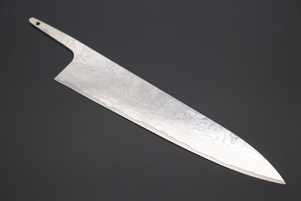 Takeshi Saji Wa Gyuto TSBO-1 Wa Gyuto 240mm / 1. Blade Only (without a Wa Handle) US$270 “Build Your Dream Knife” Takeshi Saji VG-10 Custom Polished Damascus TSBO-1 Wa Gyuto 240mm