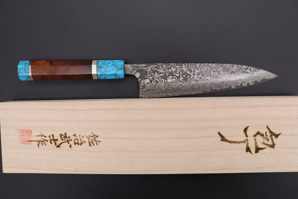 Takeshi Saji SUMMIT Limited Edition Custom Series R-2 Damascus Wa