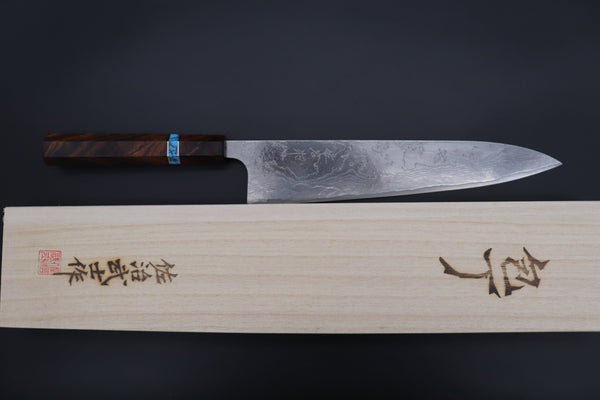 Takeshi Saji Wa Gyuto Takeshi Saji SUMMIT ― Limited Edition Custom Series VG-10 Custom Damascus Wa Gyuto 240mm (9.4 Inch, STCL-296)