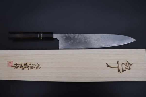 Takeshi Saji Wa Gyuto Takeshi Saji SUMMIT ― Limited Edition Custom Series VG-10 Custom Damascus Wa Gyuto 240mm (9.4 Inch, STCL-301)