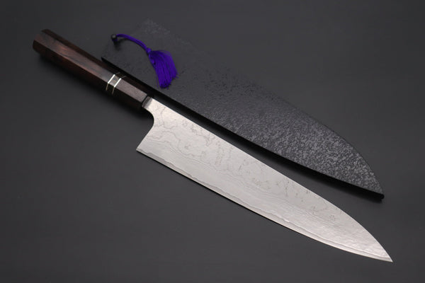 Takeshi Saji Wa Gyuto Takeshi Saji SUMMIT ― Limited Edition Custom Series VG-10 Custom Damascus Wa Gyuto 240mm (9.4 Inch, STCL-301)