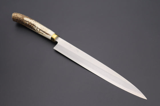 Takeshi Saji Yanagiba Takeshi Saji Gingami No.3 Wa Bocho Series Yanagiba (240mm and 300mm, 3 Sizes, Stag Handle)