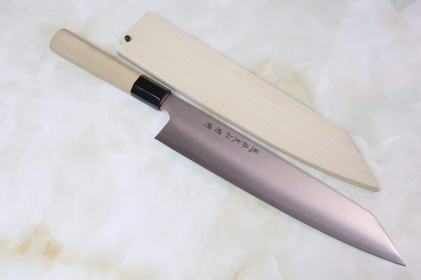 Fu-Rin-Ka-Zan Kiritsuke FAS-6 Kiritsuke 270mm(10.6 inch) Fu-Rin-Ka-Zan Aogami Super Wa Series Kiritsuke (210mm to 270mm, 3 sizes, Octagon Shaped Magnolia Wood Handle)