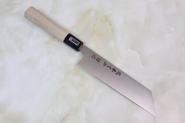 Fu-Rin-Ka-Zan Mukimono FS-12 Mukimono 180mm Fu-Rin-Ka-Zan Pure Sweden Stainless Steel Wa Series Mukimono (180mm or 210mm, 2 Sizes, Double Bevel Edge)