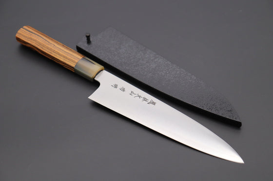 Fu-Rin-Ka-Zan Wa Gyuto Fu-Rin-Ka-Zan HAP-40 Series Wa Gyuto (210mm to 270mm, 3 sizes, Octagonal Bocote Wood Handle with Water Buffalo Horn Ferrule)